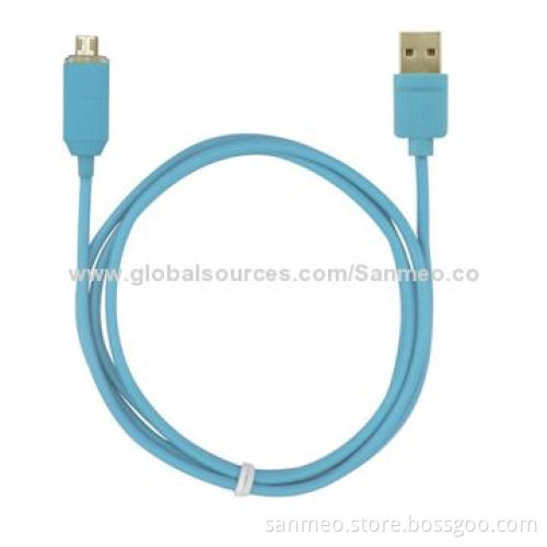 LED Micro USB Charger Cables for Samsung, HTC and More, Various Designs AvailableNew